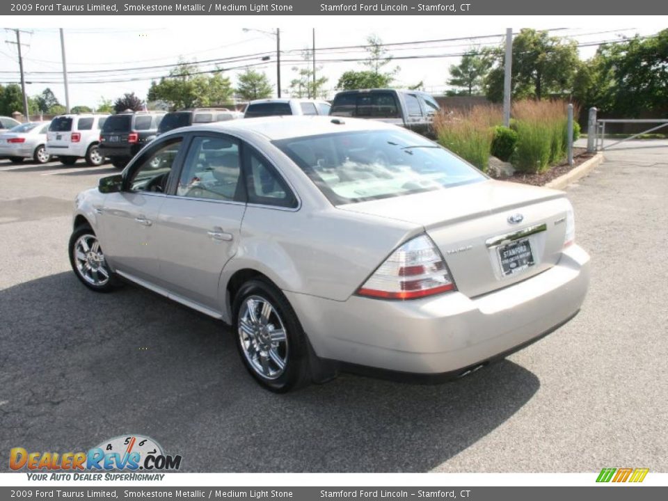 2009 Ford Taurus Limited Smokestone Metallic / Medium Light Stone Photo #10