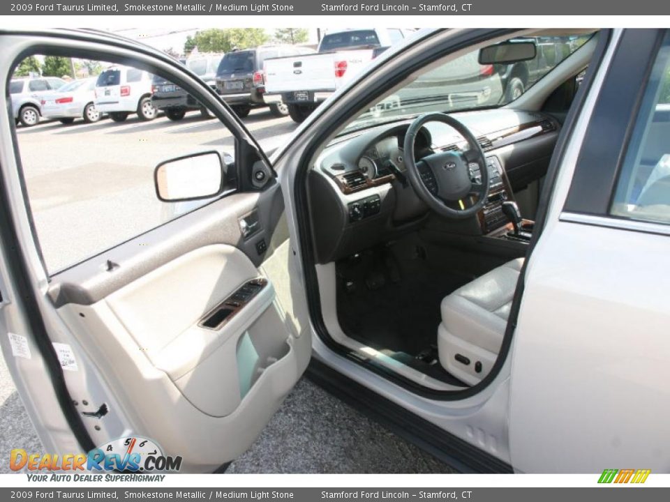 2009 Ford Taurus Limited Smokestone Metallic / Medium Light Stone Photo #12