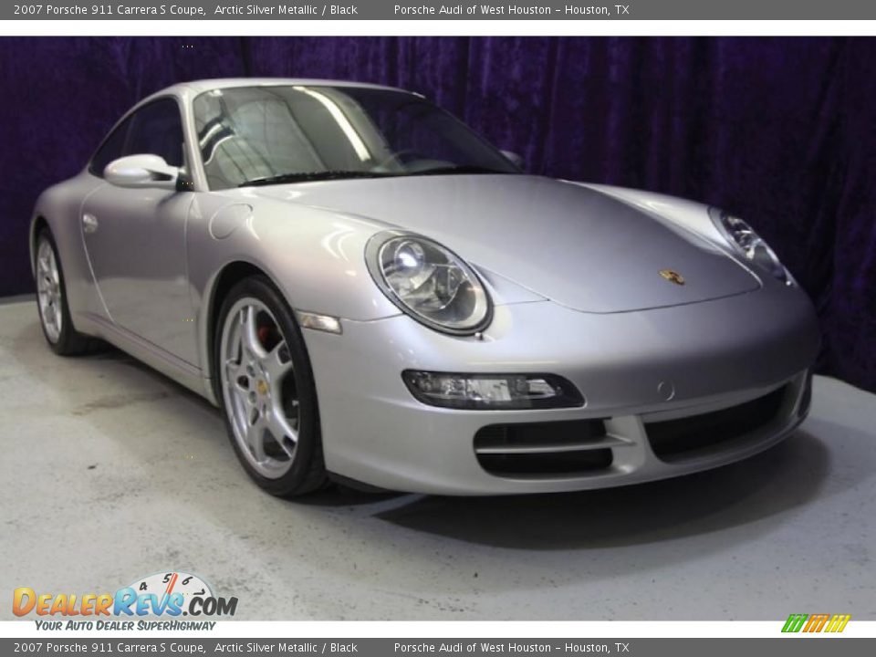 2007 Porsche 911 Carrera S Coupe Arctic Silver Metallic / Black Photo #1