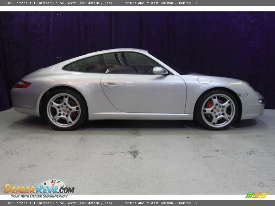 2007 Porsche 911 Carrera S Coupe Arctic Silver Metallic / Black Photo #3