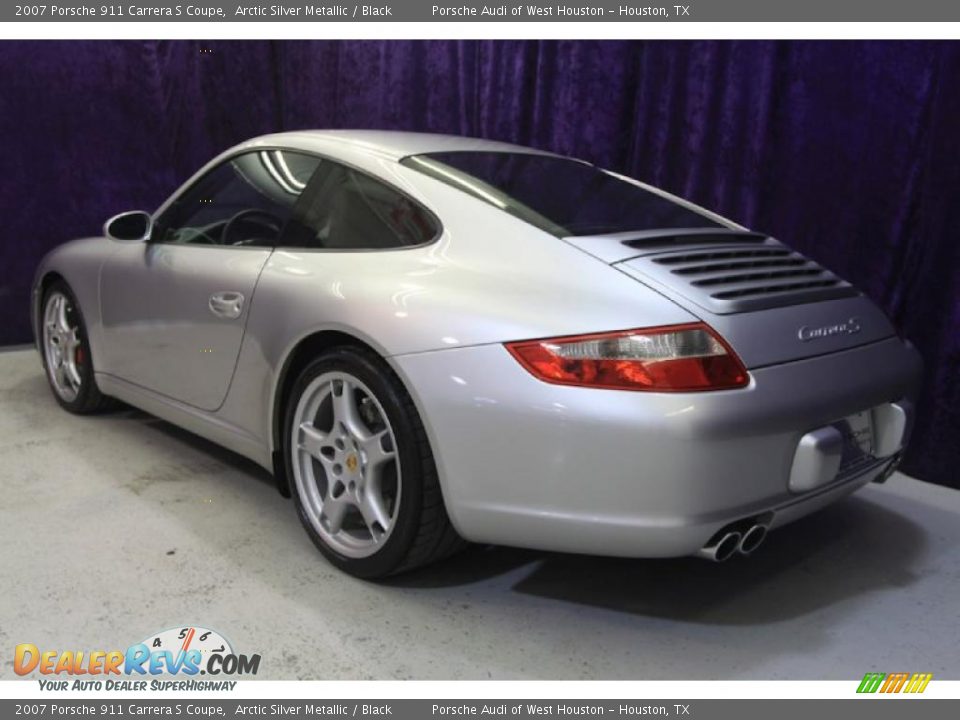 2007 Porsche 911 Carrera S Coupe Arctic Silver Metallic / Black Photo #4