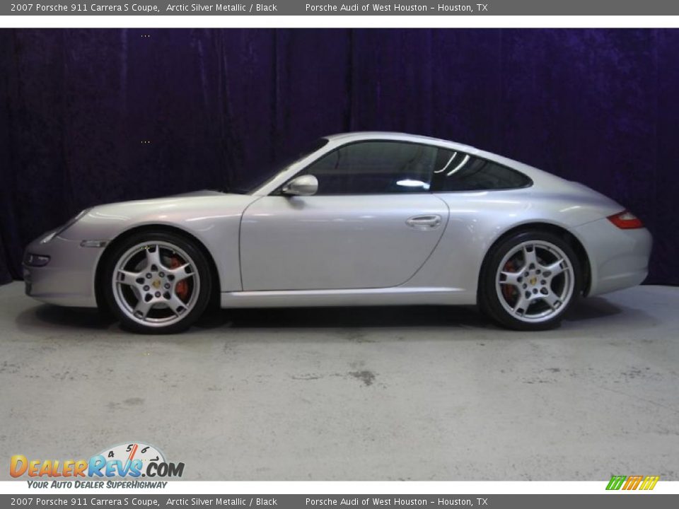 2007 Porsche 911 Carrera S Coupe Arctic Silver Metallic / Black Photo #5