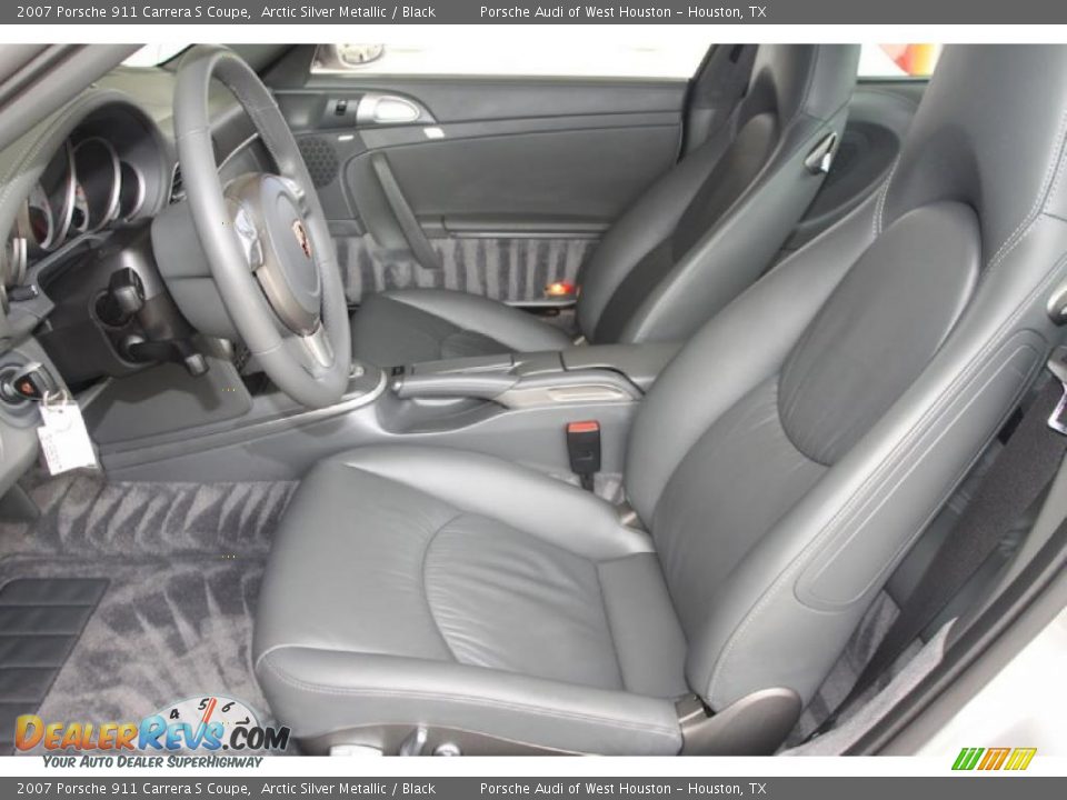 2007 Porsche 911 Carrera S Coupe Arctic Silver Metallic / Black Photo #7