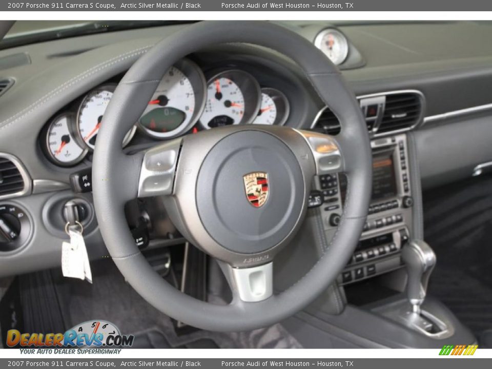 2007 Porsche 911 Carrera S Coupe Arctic Silver Metallic / Black Photo #21