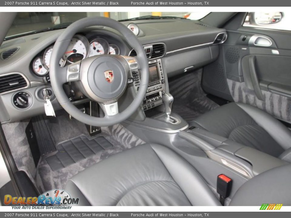 2007 Porsche 911 Carrera S Coupe Arctic Silver Metallic / Black Photo #22