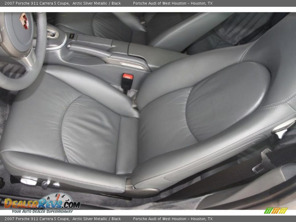 2007 Porsche 911 Carrera S Coupe Arctic Silver Metallic / Black Photo #24
