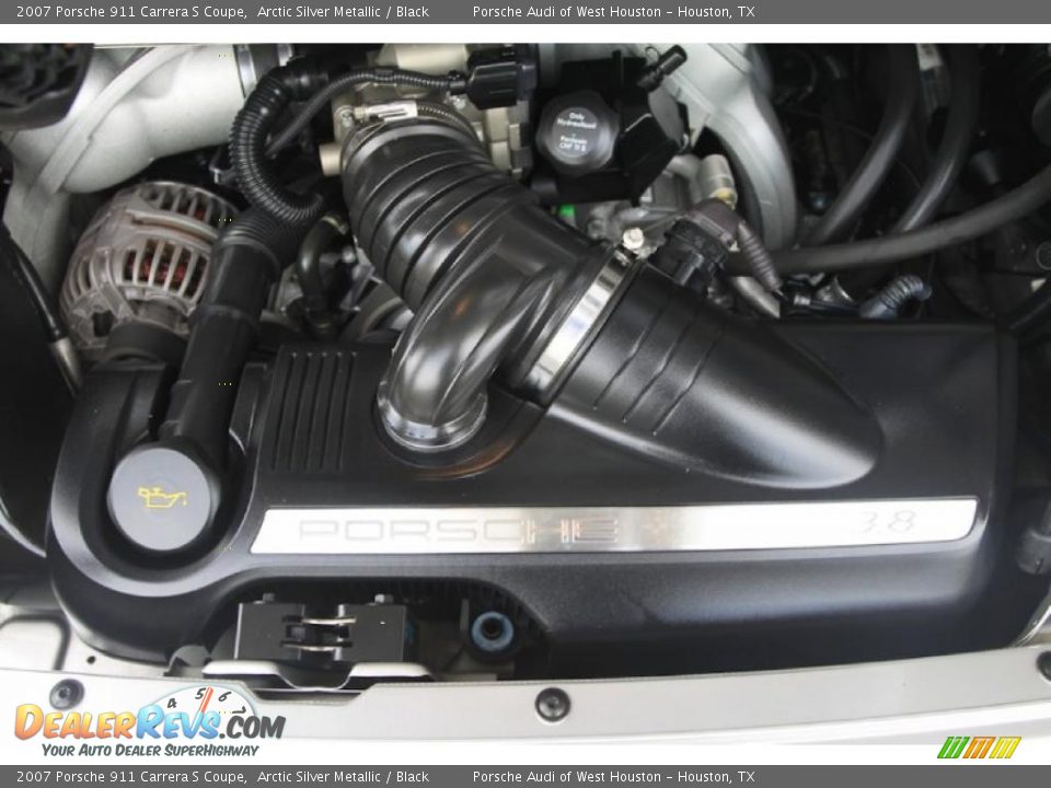 2007 Porsche 911 Carrera S Coupe Arctic Silver Metallic / Black Photo #25