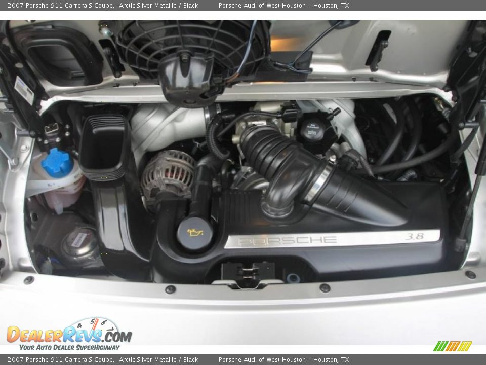 2007 Porsche 911 Carrera S Coupe Arctic Silver Metallic / Black Photo #26