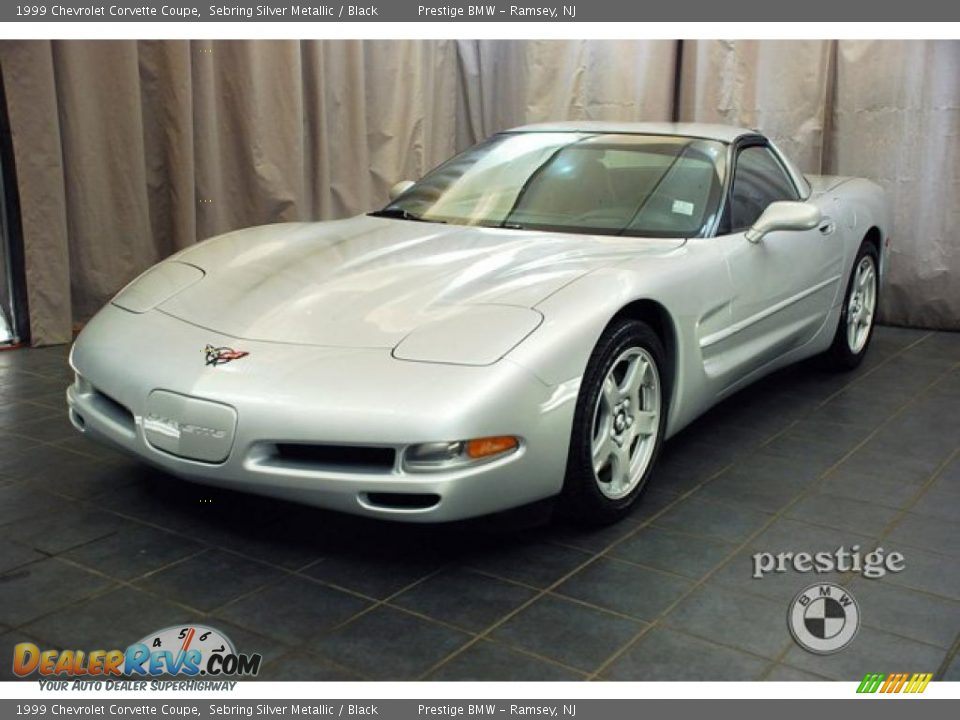 1999 Chevrolet Corvette Coupe Sebring Silver Metallic / Black Photo #1