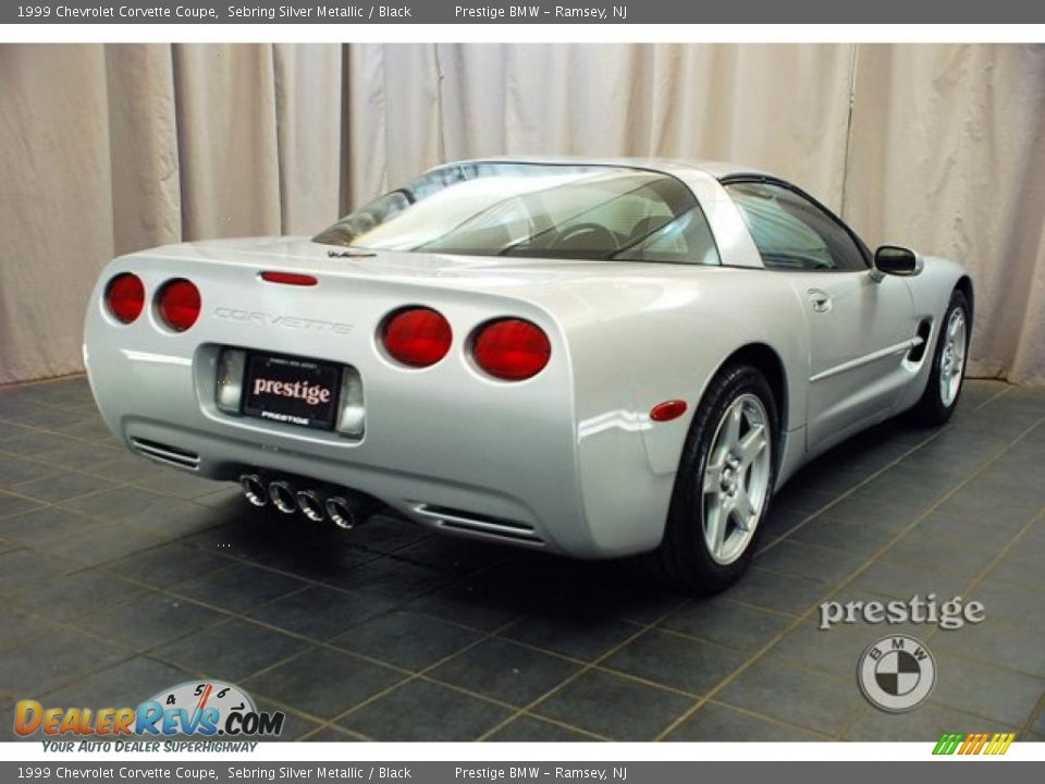 1999 Chevrolet Corvette Coupe Sebring Silver Metallic / Black Photo #2