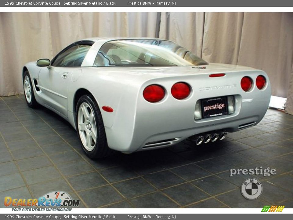 1999 Chevrolet Corvette Coupe Sebring Silver Metallic / Black Photo #4