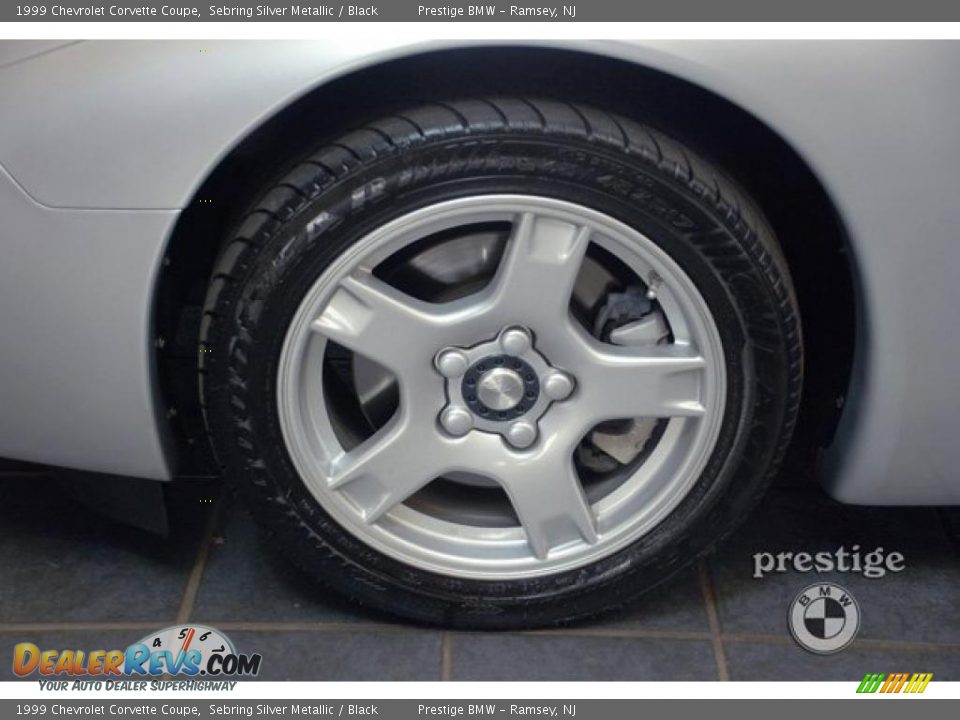 1999 Chevrolet Corvette Coupe Sebring Silver Metallic / Black Photo #5