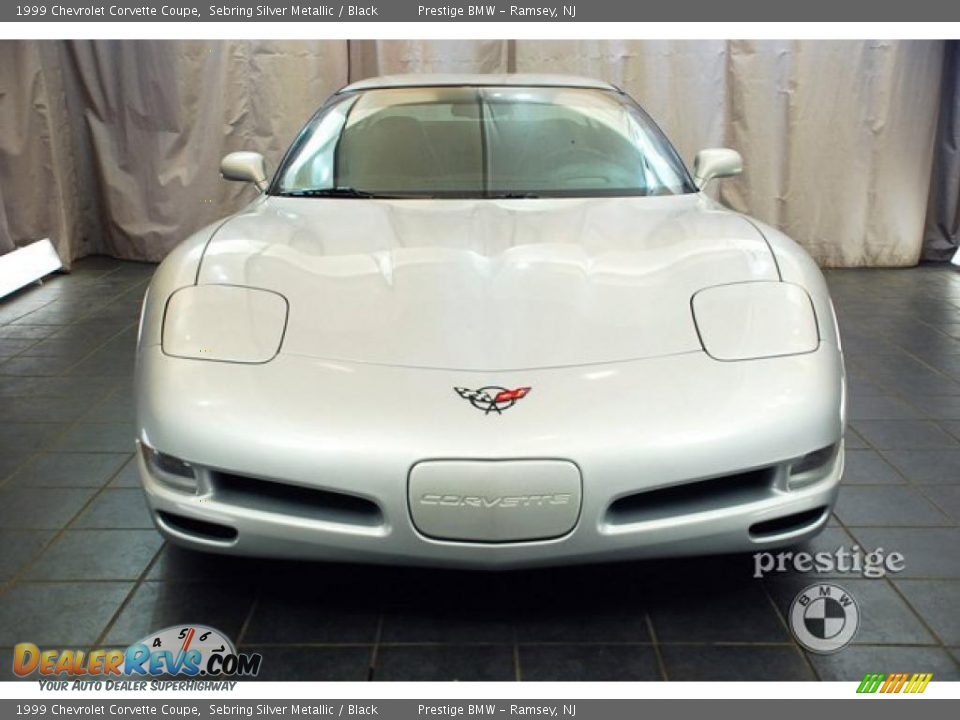 1999 Chevrolet Corvette Coupe Sebring Silver Metallic / Black Photo #7