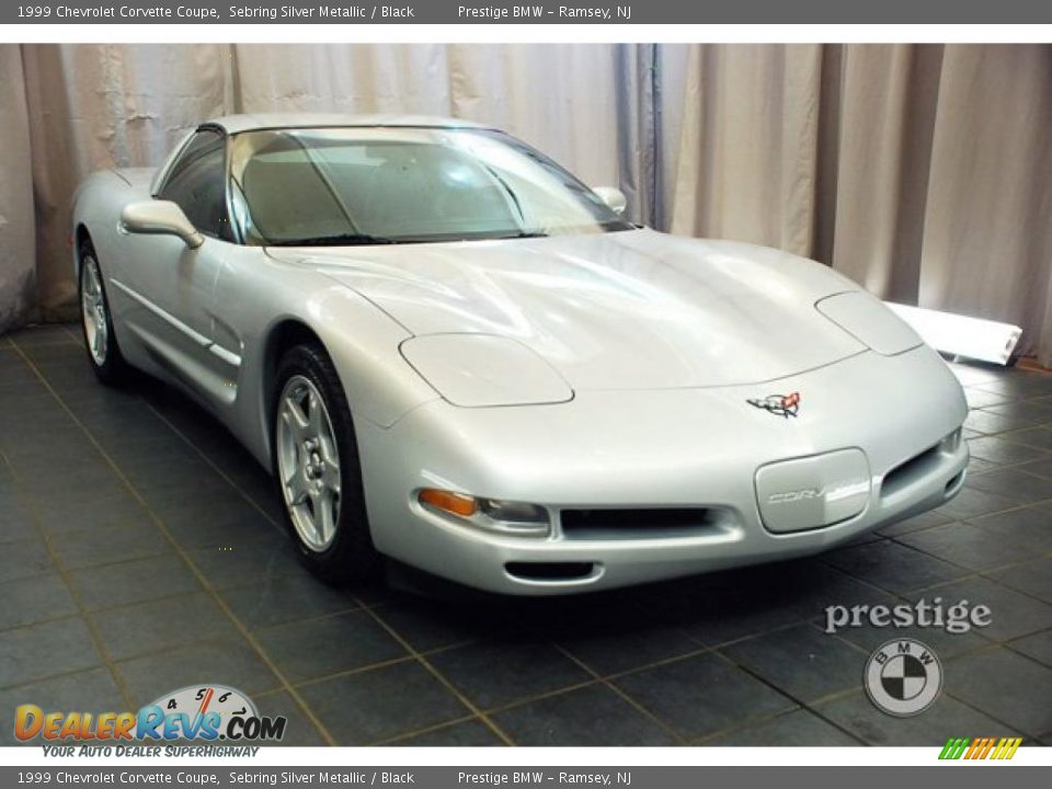 1999 Chevrolet Corvette Coupe Sebring Silver Metallic / Black Photo #8