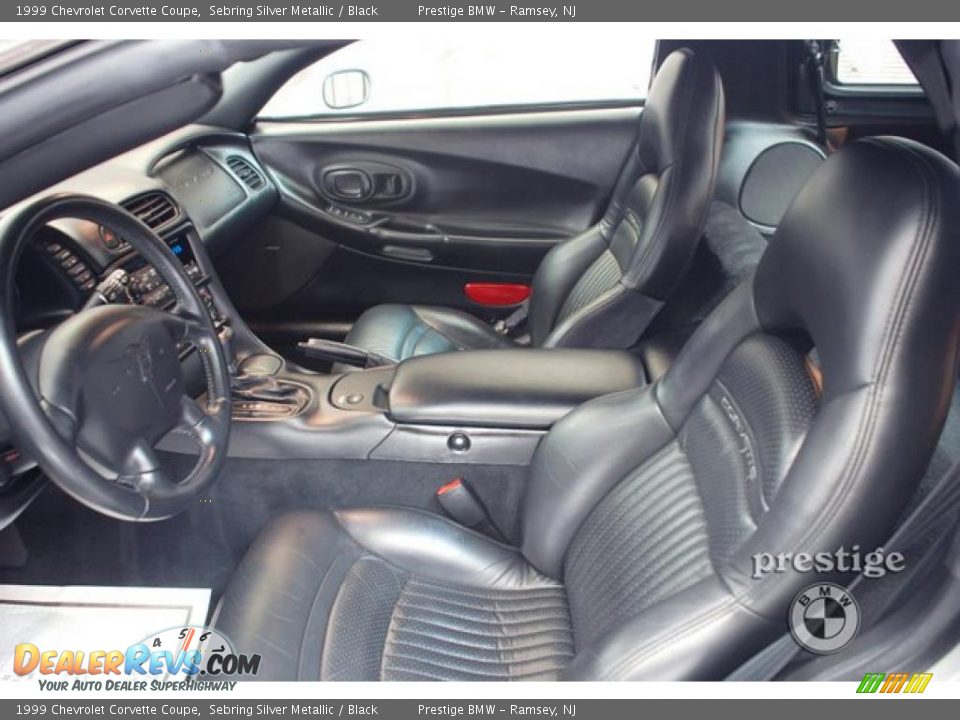 1999 Chevrolet Corvette Coupe Sebring Silver Metallic / Black Photo #11