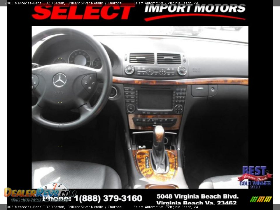 2005 Mercedes-Benz E 320 Sedan Brilliant Silver Metallic / Charcoal Photo #12
