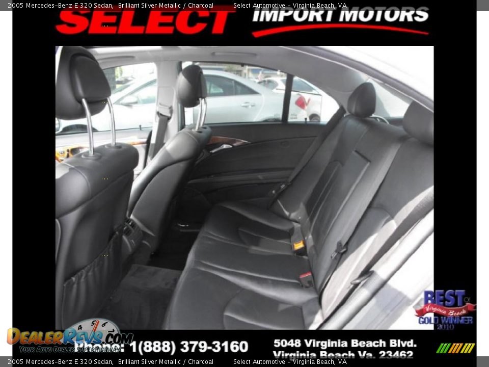 2005 Mercedes-Benz E 320 Sedan Brilliant Silver Metallic / Charcoal Photo #14