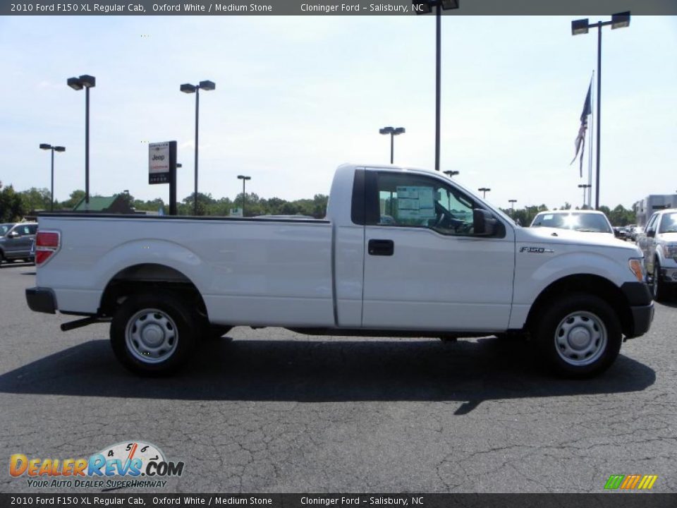 2010 Ford F150 XL Regular Cab Oxford White / Medium Stone Photo #2
