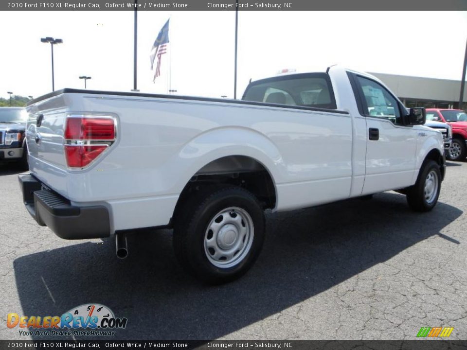 2010 Ford F150 XL Regular Cab Oxford White / Medium Stone Photo #3