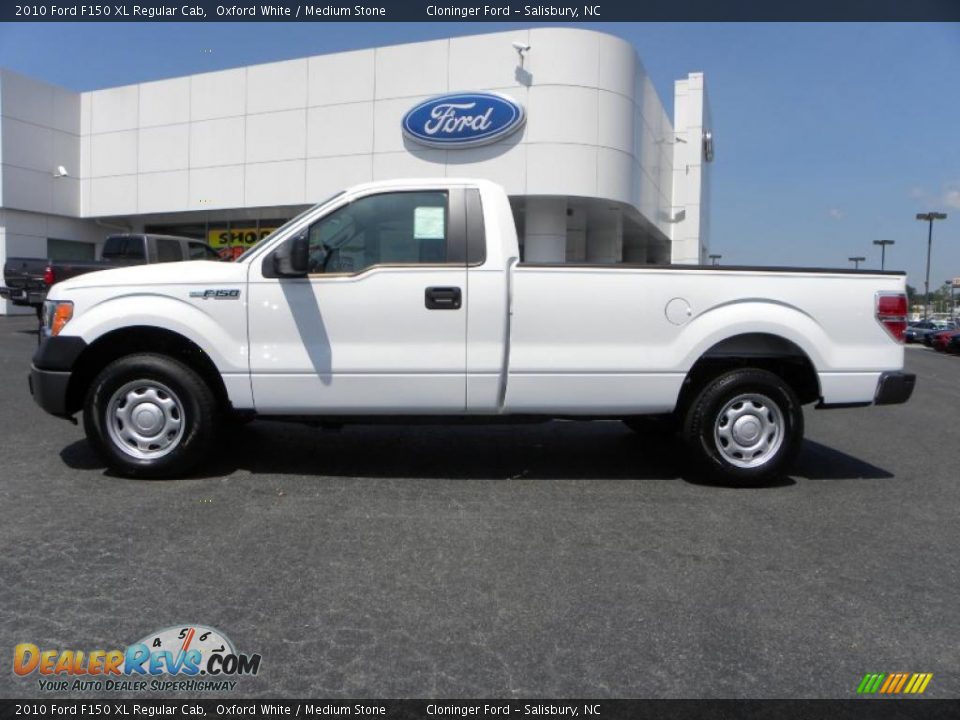 2010 Ford F150 XL Regular Cab Oxford White / Medium Stone Photo #5