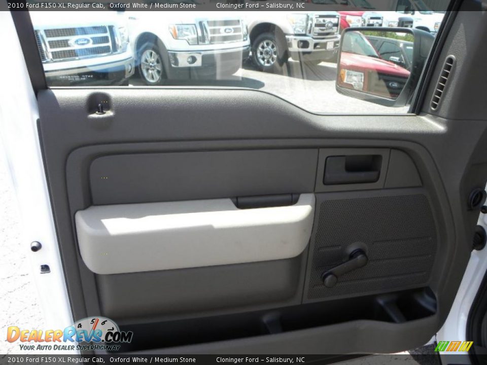 2010 Ford F150 XL Regular Cab Oxford White / Medium Stone Photo #12