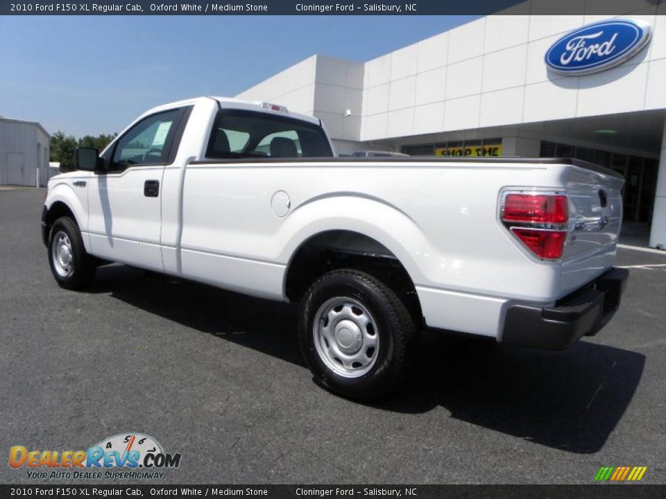 2010 Ford F150 XL Regular Cab Oxford White / Medium Stone Photo #19