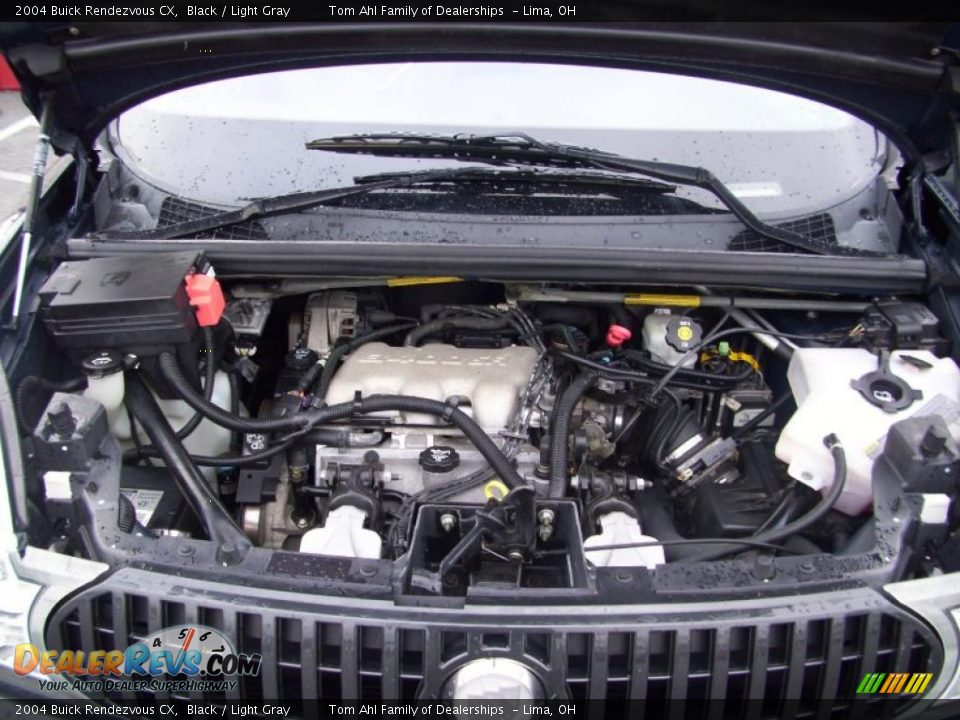 2004 Buick Rendezvous CX Black / Light Gray Photo #10