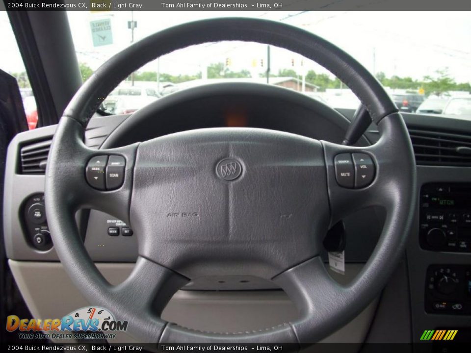 2004 Buick Rendezvous CX Black / Light Gray Photo #17