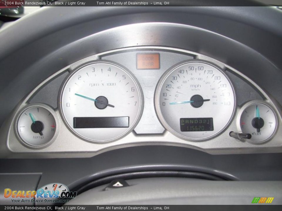 2004 Buick Rendezvous CX Black / Light Gray Photo #18