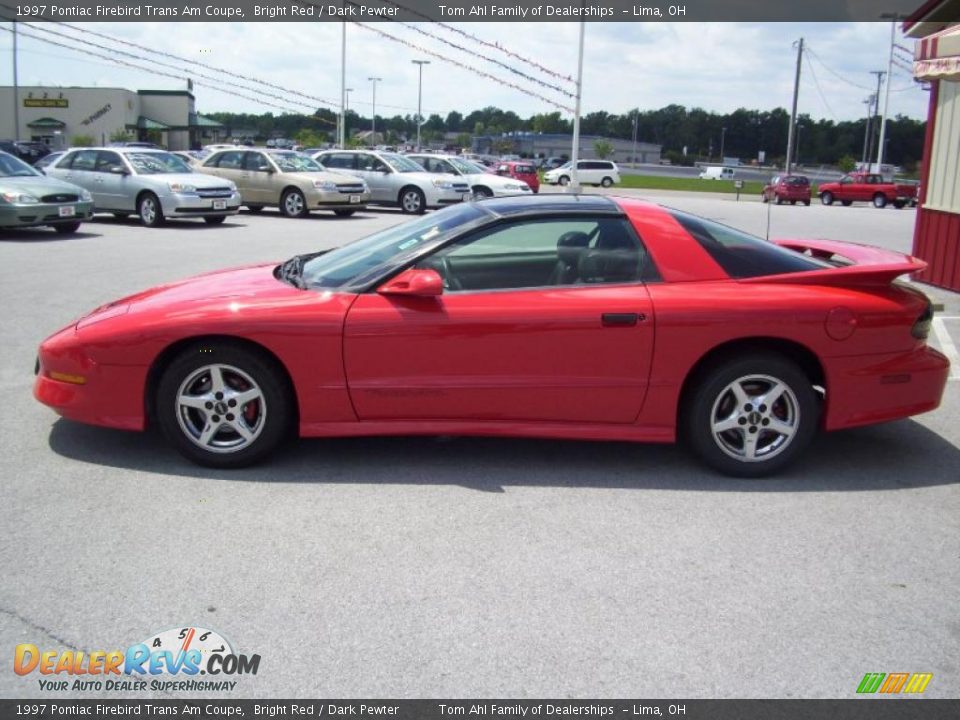 1997 Pontiac Firebird Trans Am Coupe Bright Red / Dark Pewter Photo #3