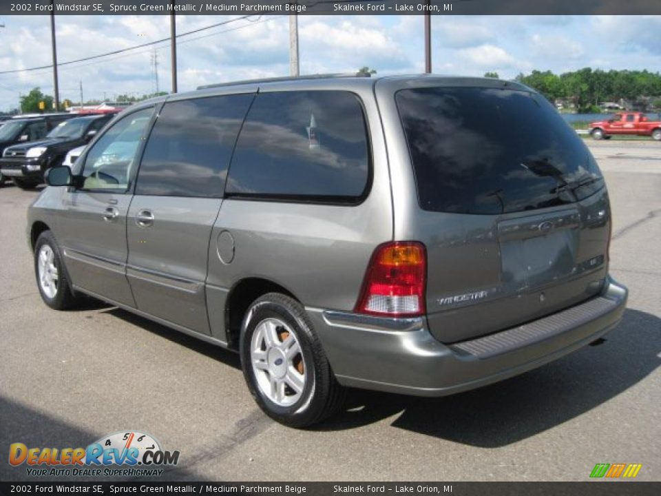 2002 Ford Windstar SE Spruce Green Metallic / Medium Parchment Beige Photo #5