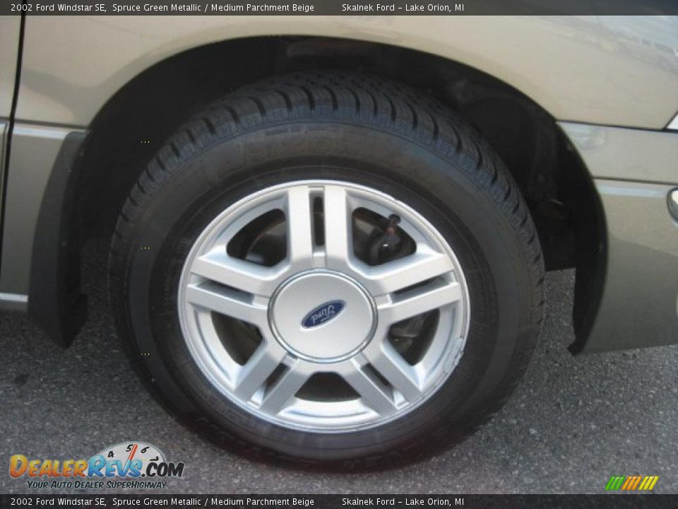 2002 Ford Windstar SE Spruce Green Metallic / Medium Parchment Beige Photo #11