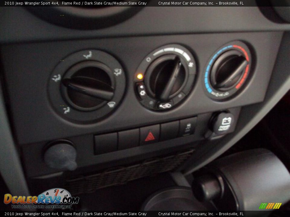 2010 Jeep Wrangler Sport 4x4 Flame Red / Dark Slate Gray/Medium Slate Gray Photo #19