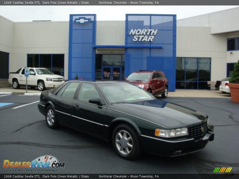 1996 Cadillac Seville STS Dark Polo Green Metallic / Shale Photo #1