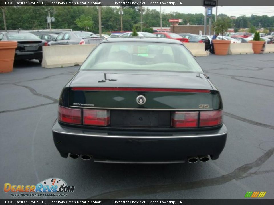 1996 Cadillac Seville STS Dark Polo Green Metallic / Shale Photo #4