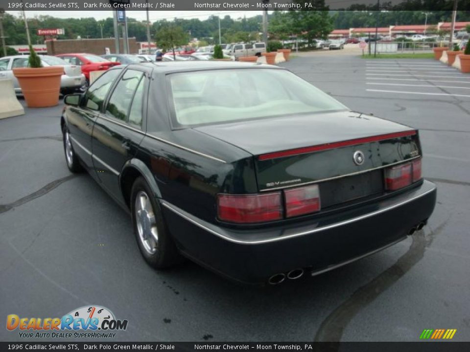 1996 Cadillac Seville STS Dark Polo Green Metallic / Shale Photo #5