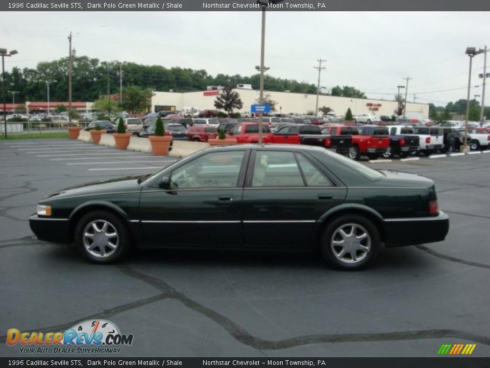 1996 Cadillac Seville STS Dark Polo Green Metallic / Shale Photo #6