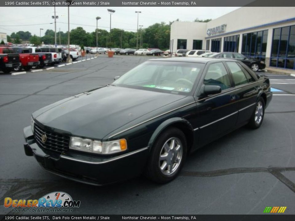 1996 Cadillac Seville STS Dark Polo Green Metallic / Shale Photo #7