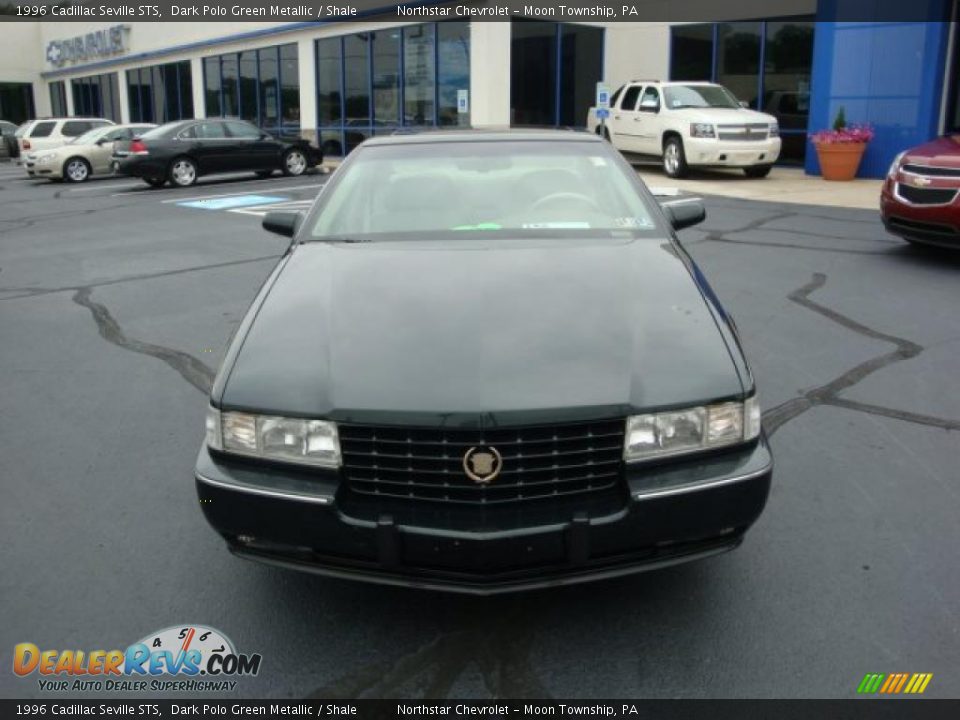 1996 Cadillac Seville STS Dark Polo Green Metallic / Shale Photo #8