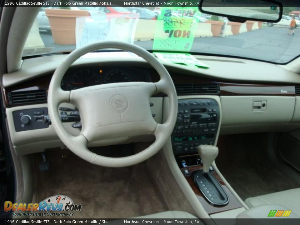 1996 Cadillac Seville STS Dark Polo Green Metallic / Shale Photo #12