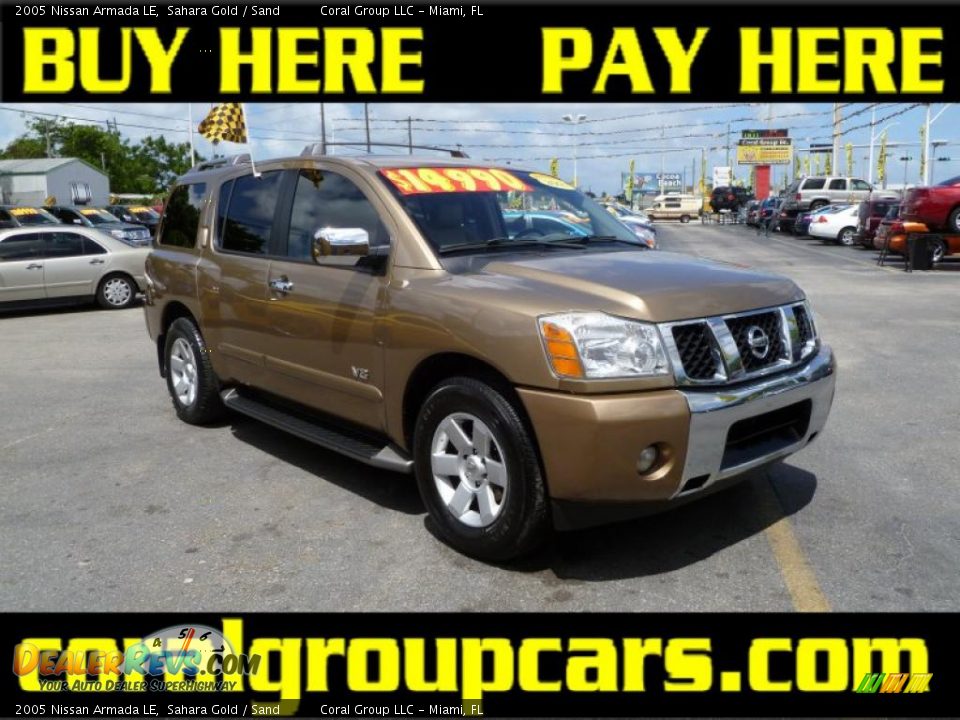 2005 Nissan Armada LE Sahara Gold / Sand Photo #1