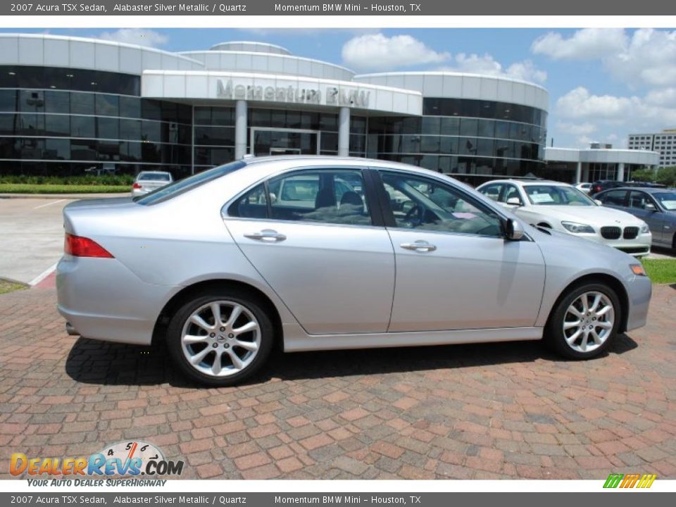 2007 Acura TSX Sedan Alabaster Silver Metallic / Quartz Photo #1