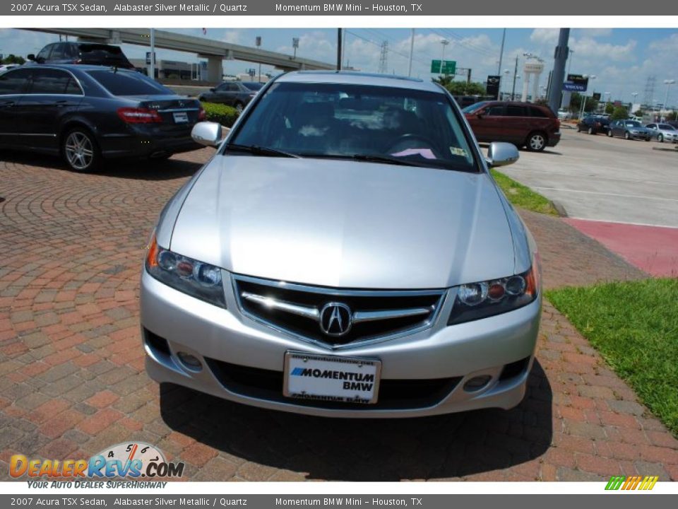 2007 Acura TSX Sedan Alabaster Silver Metallic / Quartz Photo #2