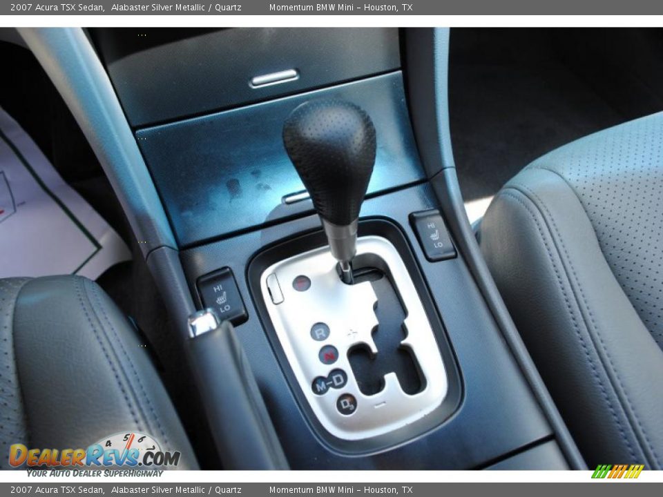 2007 Acura TSX Sedan Alabaster Silver Metallic / Quartz Photo #15