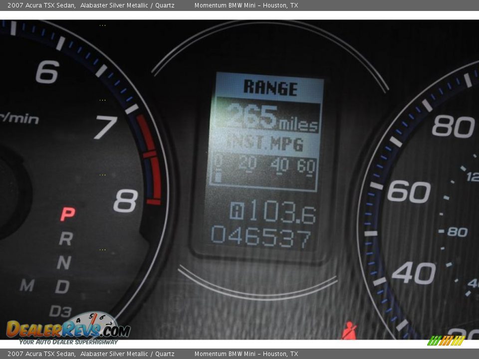 2007 Acura TSX Sedan Alabaster Silver Metallic / Quartz Photo #17