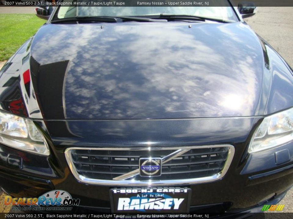 2007 Volvo S60 2.5T Black Sapphire Metallic / Taupe/Light Taupe Photo #15
