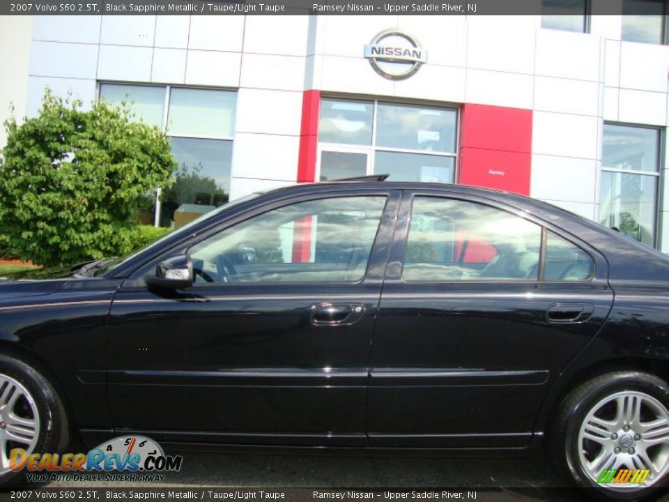 2007 Volvo S60 2.5T Black Sapphire Metallic / Taupe/Light Taupe Photo #17