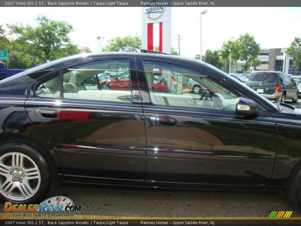 2007 Volvo S60 2.5T Black Sapphire Metallic / Taupe/Light Taupe Photo #21