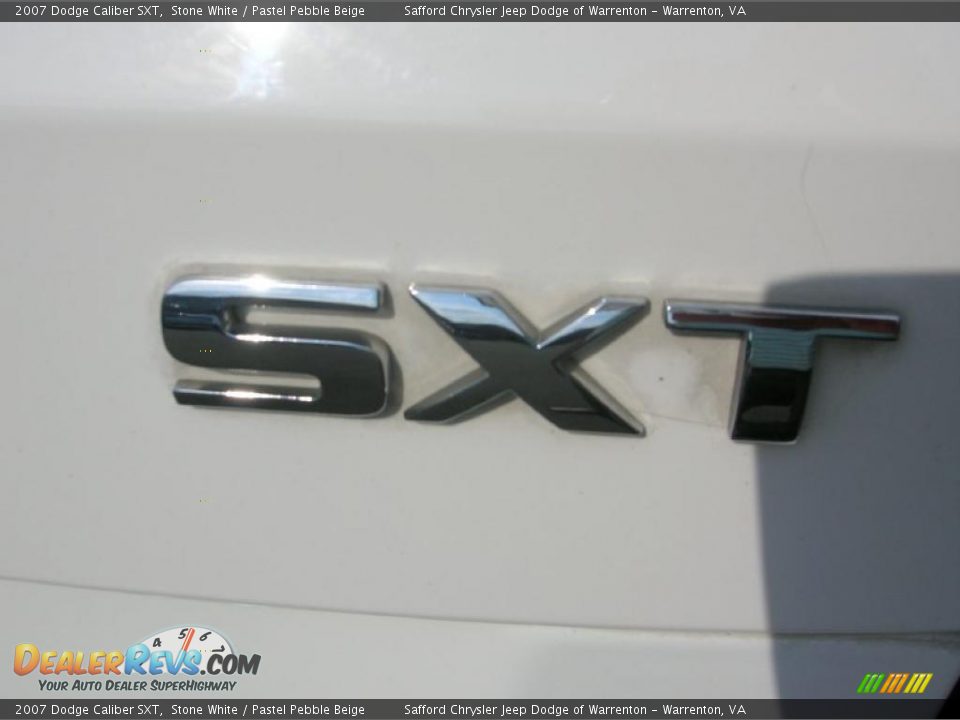 2007 Dodge Caliber SXT Stone White / Pastel Pebble Beige Photo #6