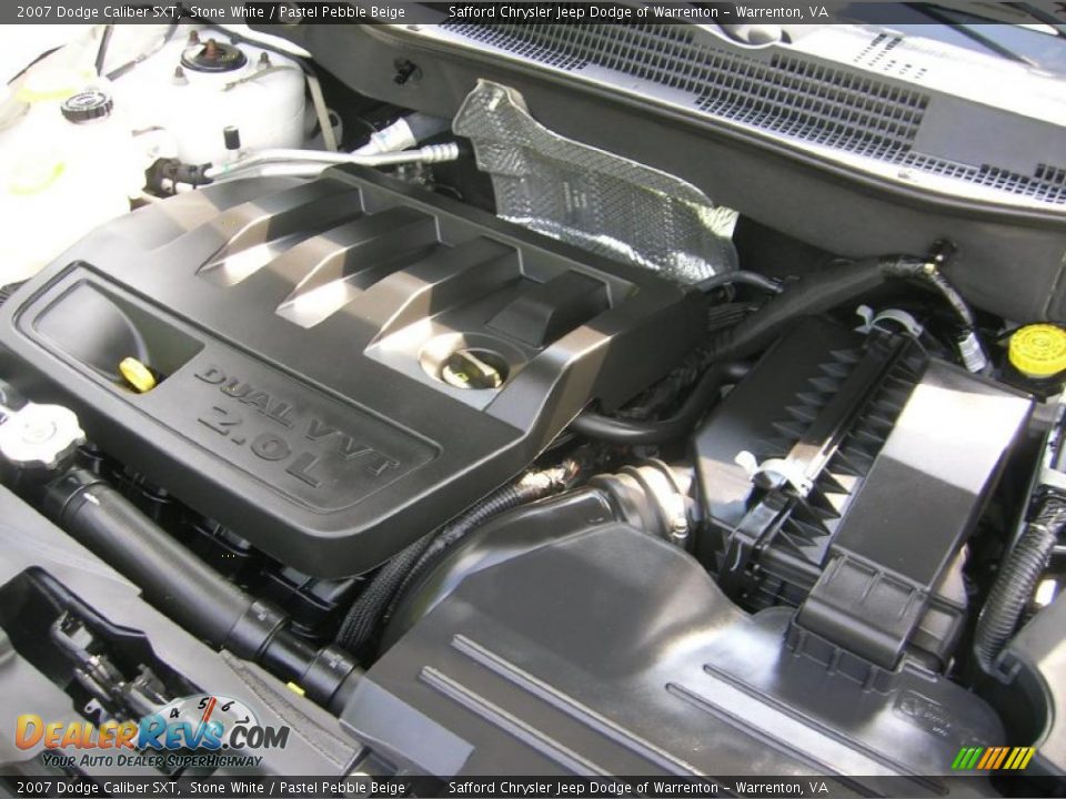 2007 Dodge Caliber SXT Stone White / Pastel Pebble Beige Photo #8